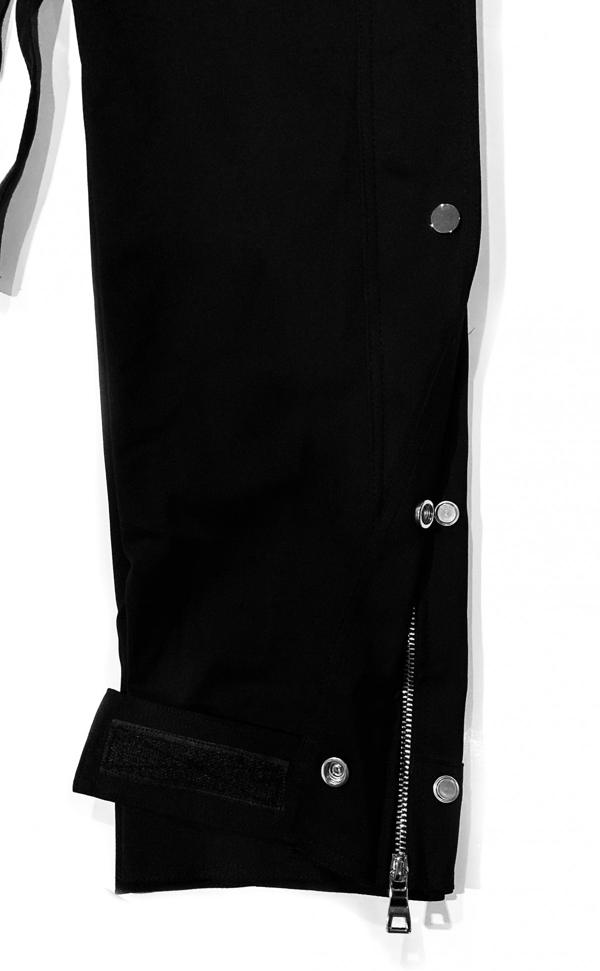 snap zipper cargo pants