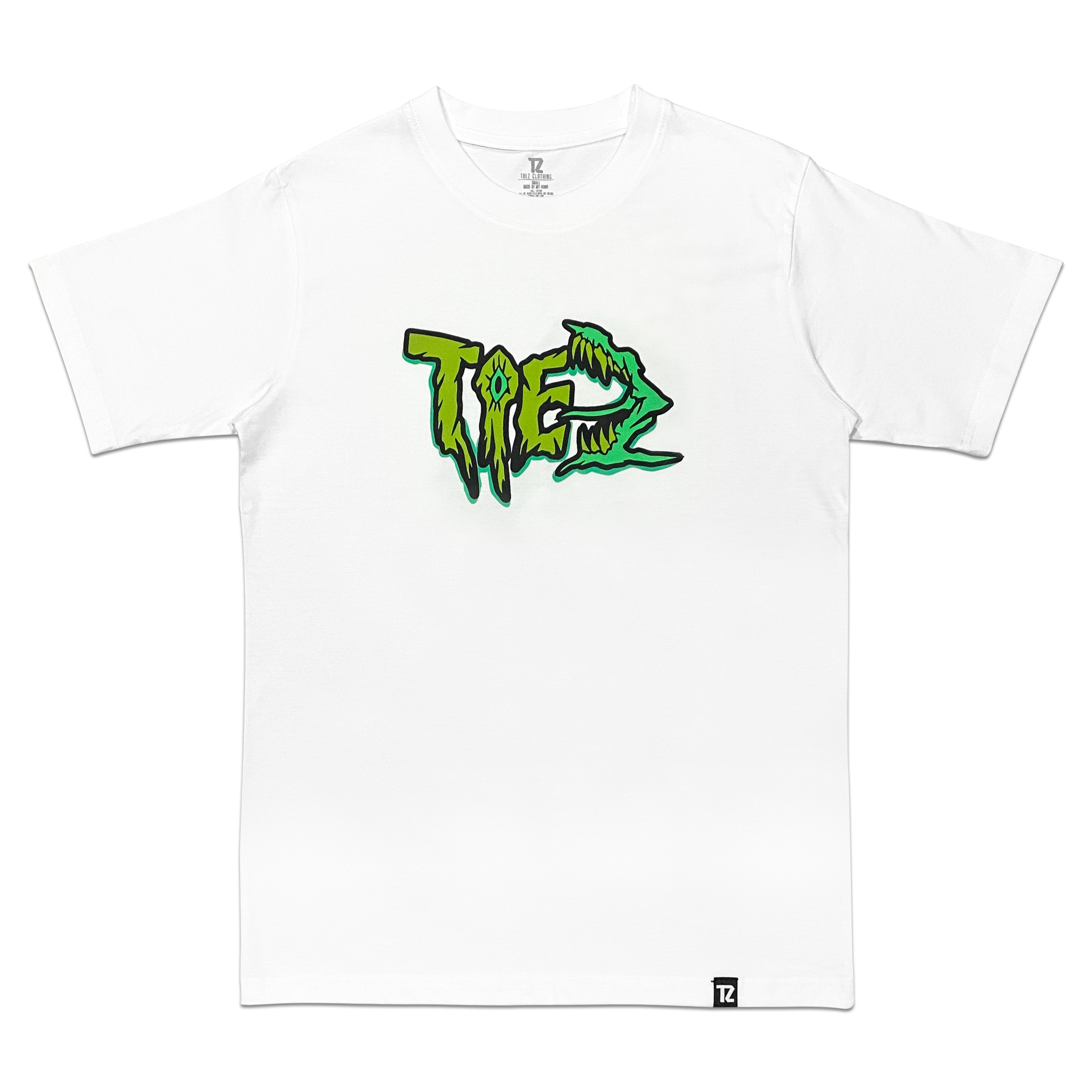 TREZ MONSTA TEE - WHITE Size XL