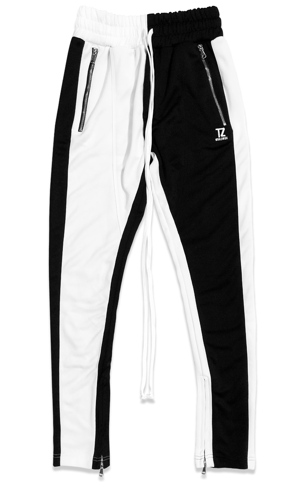 TZ Cross Track Pant Black & White Size S