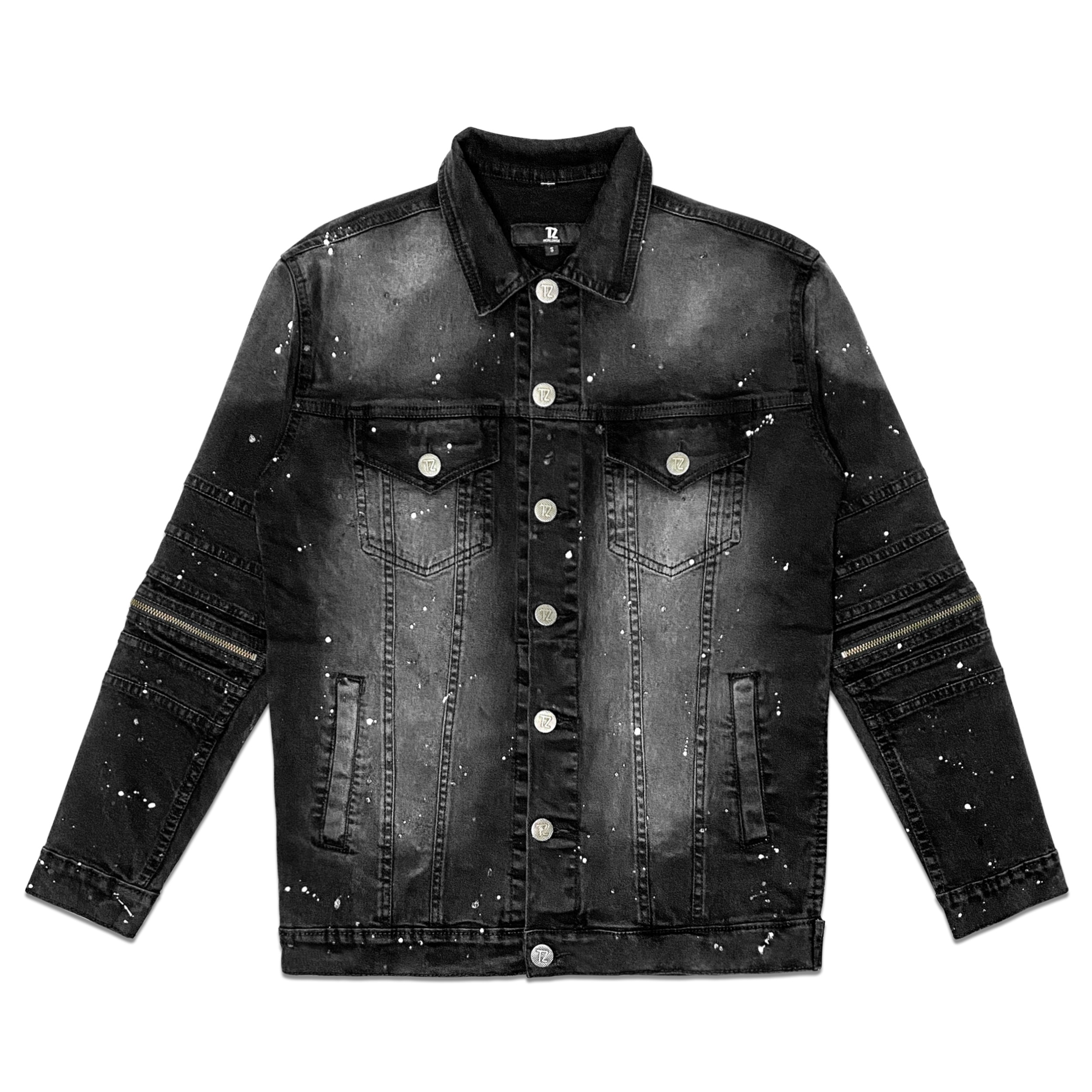 TZ METEOR DENIM JACKET - BLACK Size M