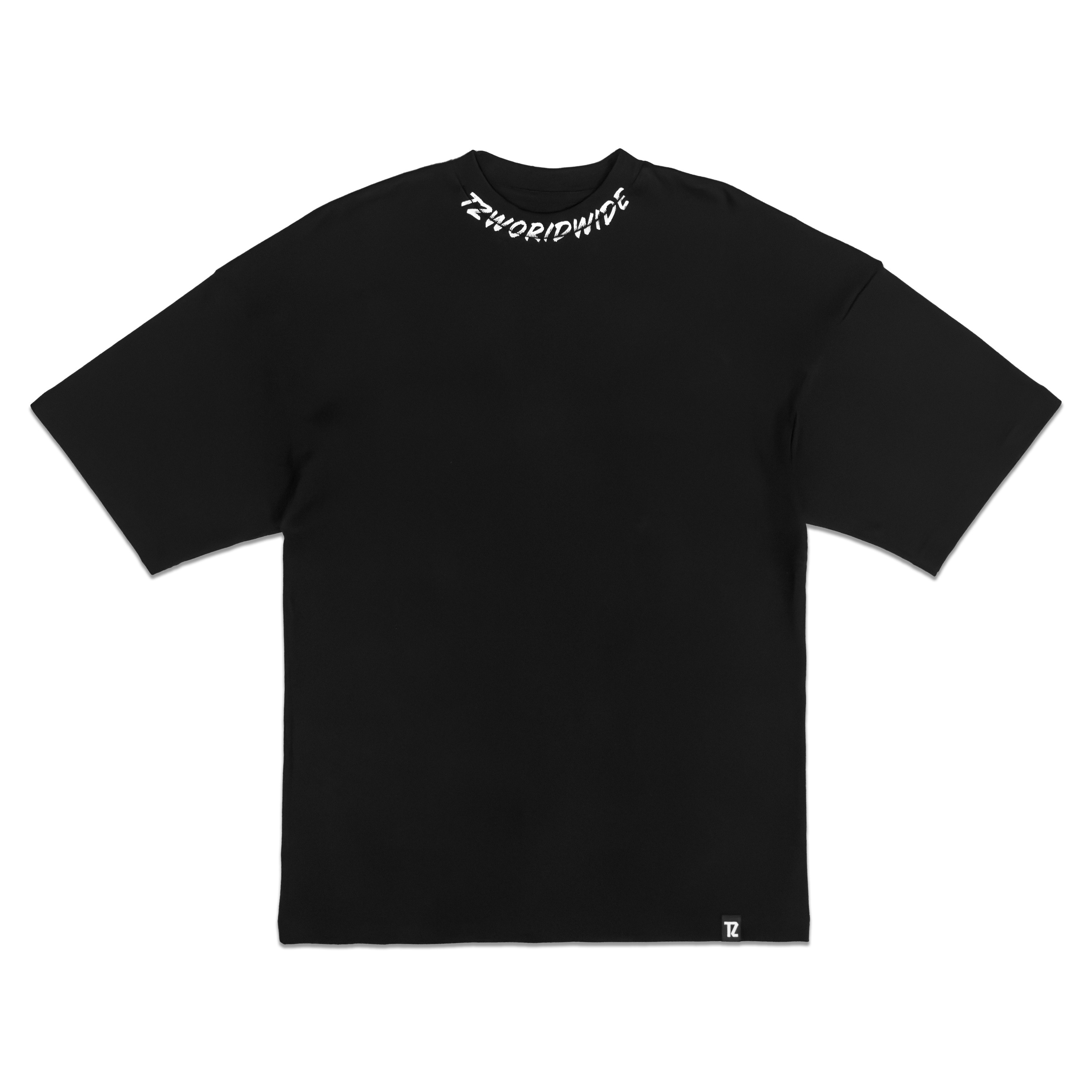 TZ Neckline Signature Tee - Black Size L