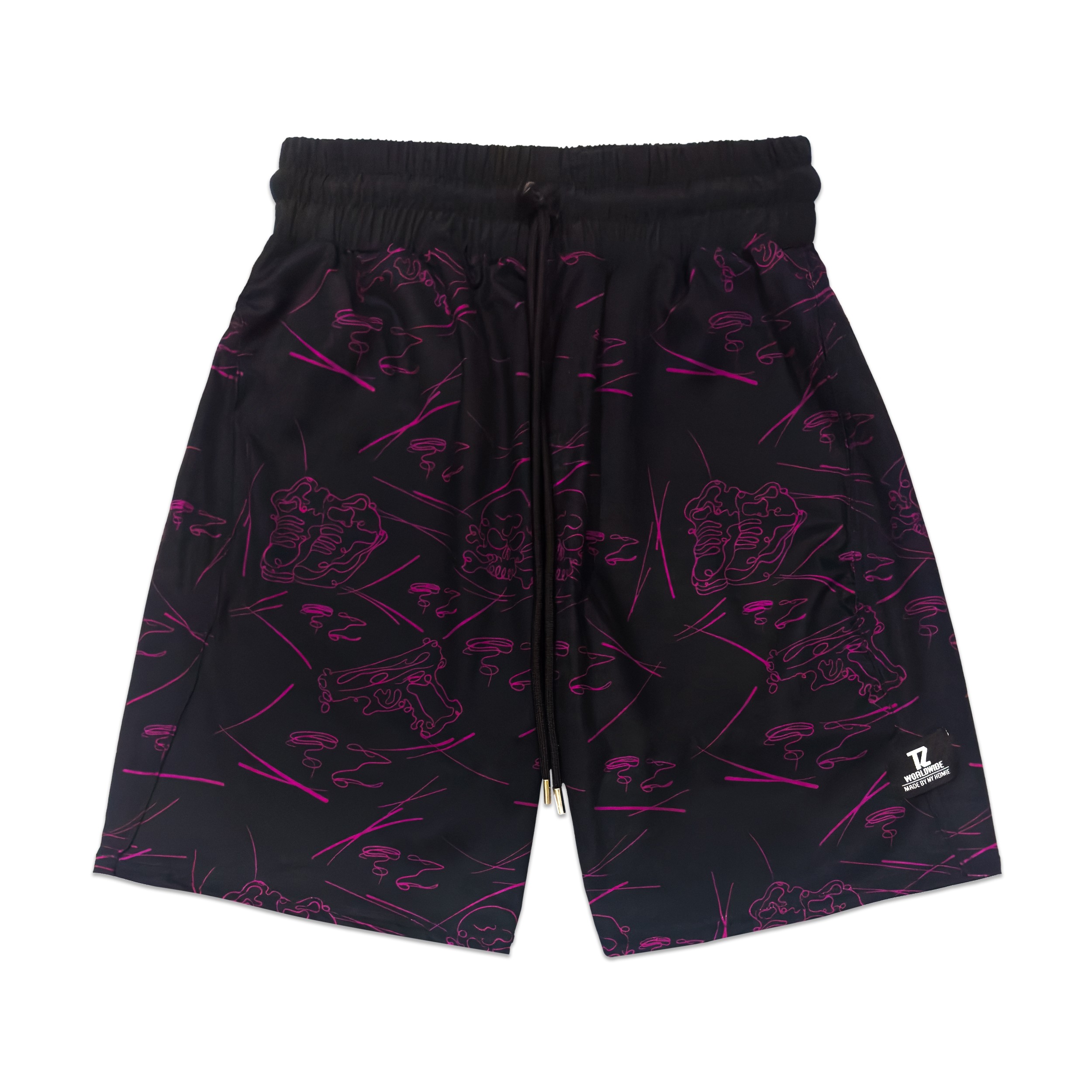 TZ DANGEROUS SURF TRUNKS - BLACK Size L