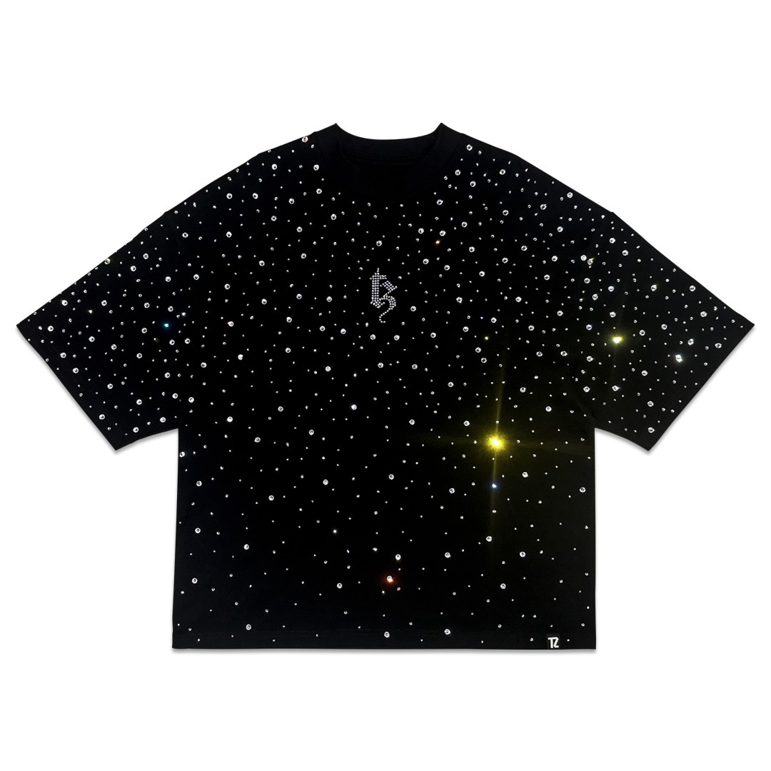 White Diamond Galaxy Tee Size S