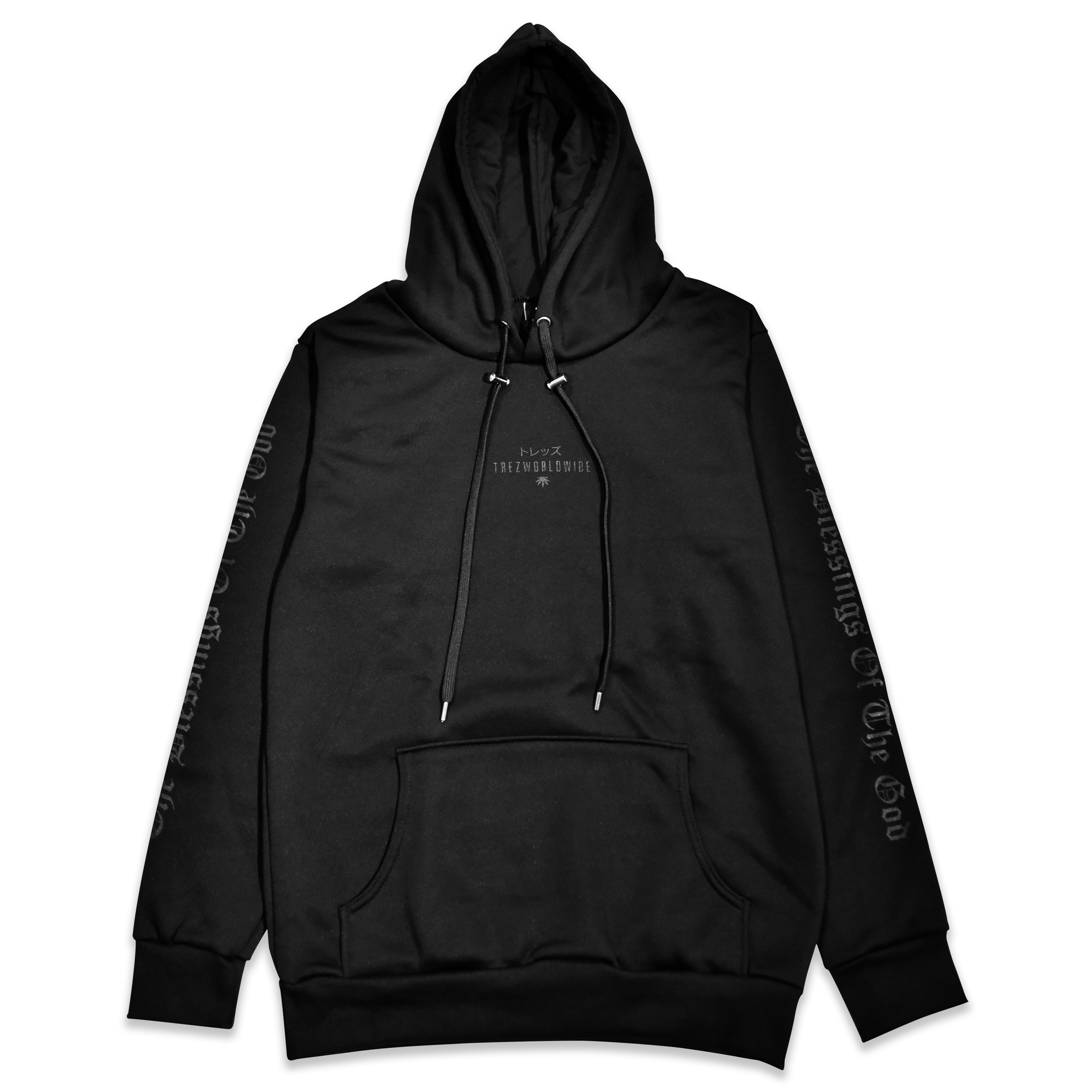 GodisDope Hoodie All Black Size S