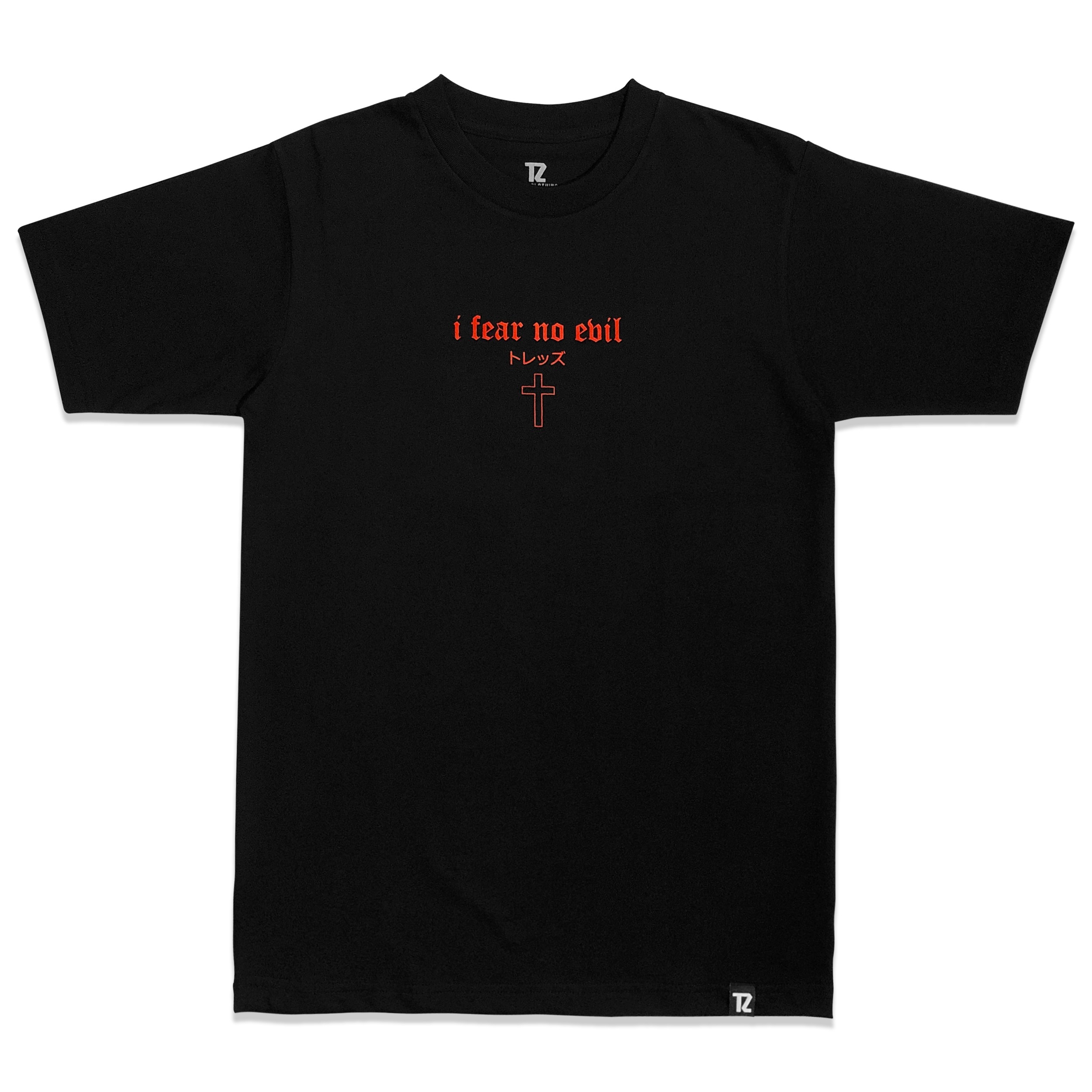 I Fear No Evil SS Black/Red Size L