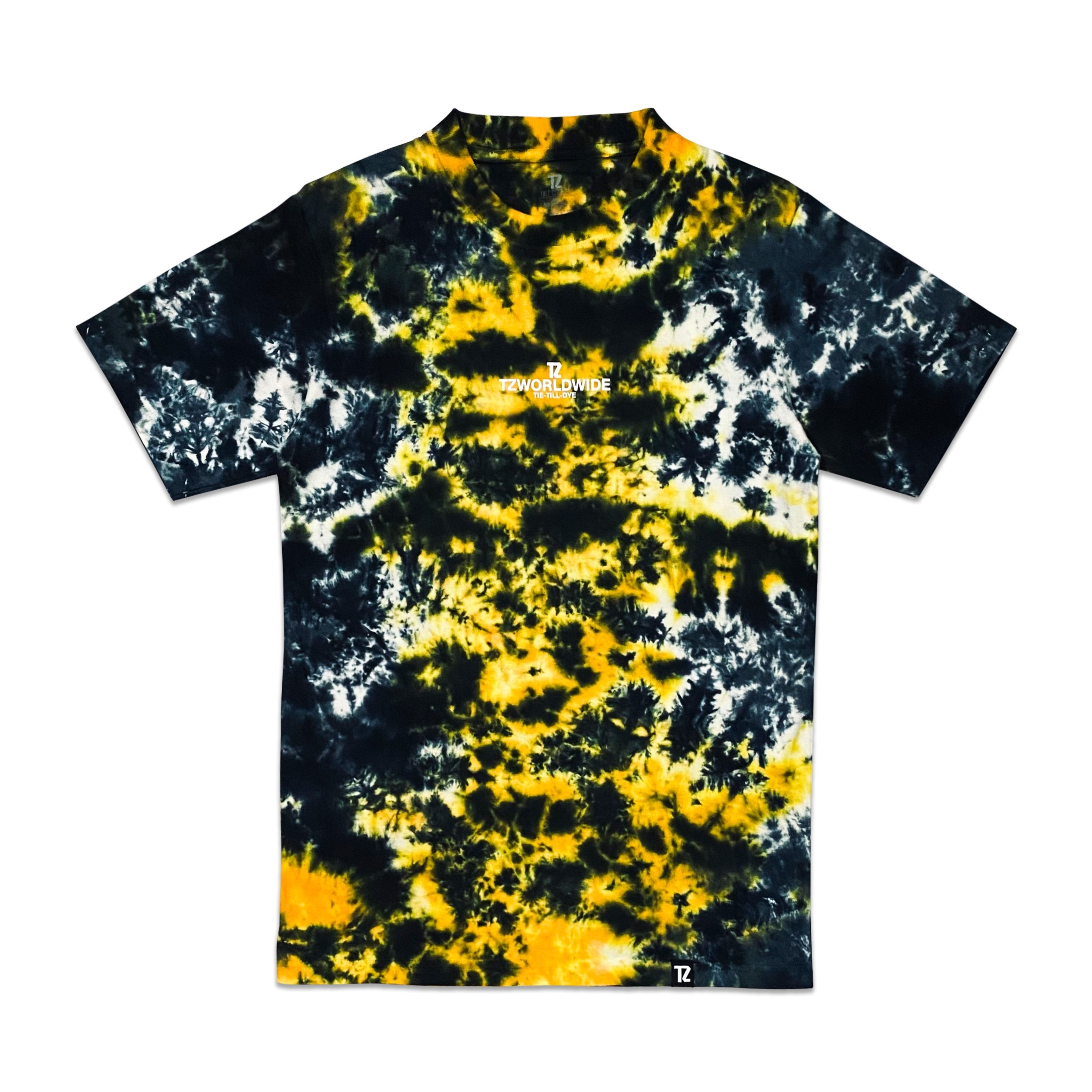 TZ TIE-TILL-DYE - YELLOW & BLACK