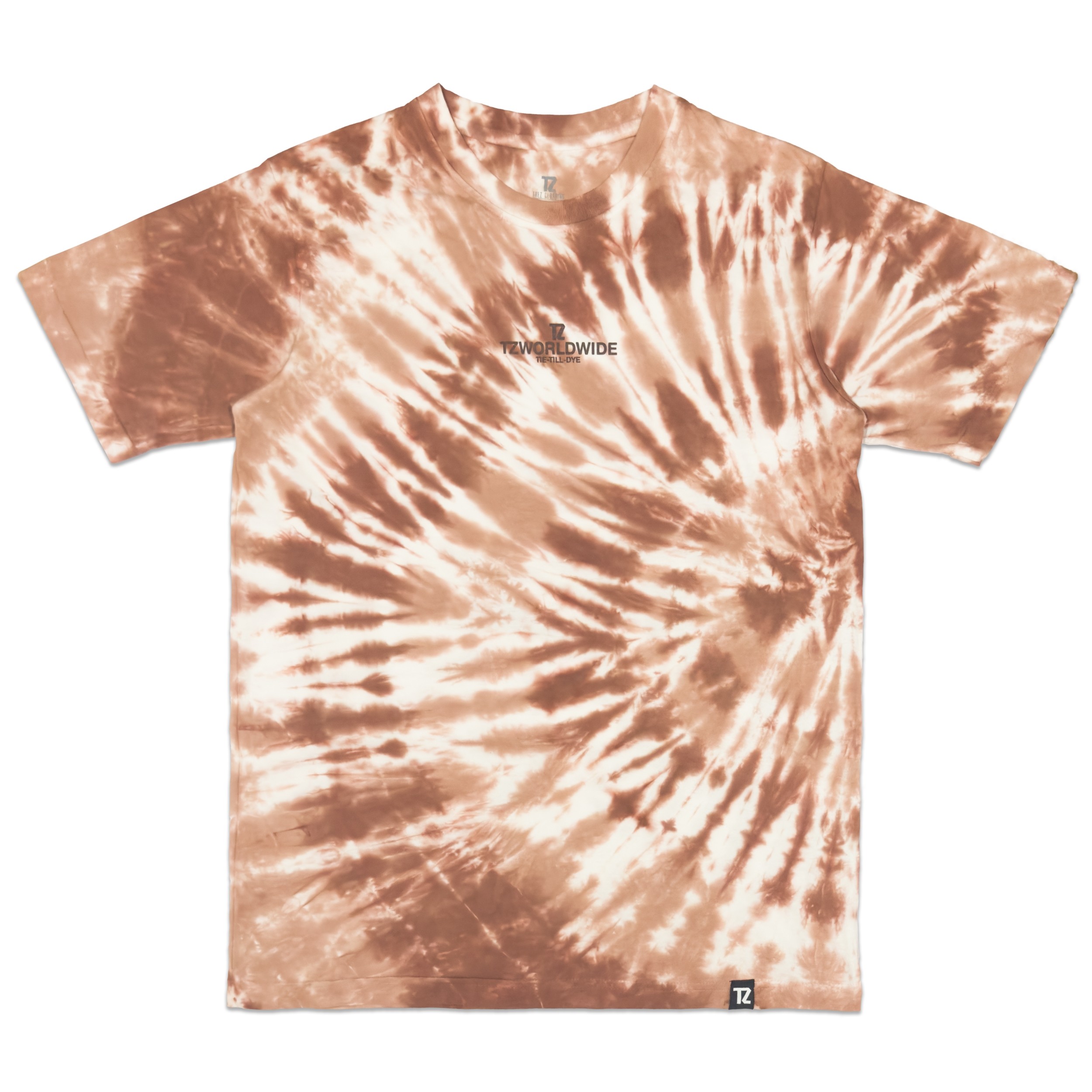 TZ TIE-TILL-DYE - Brown Size M