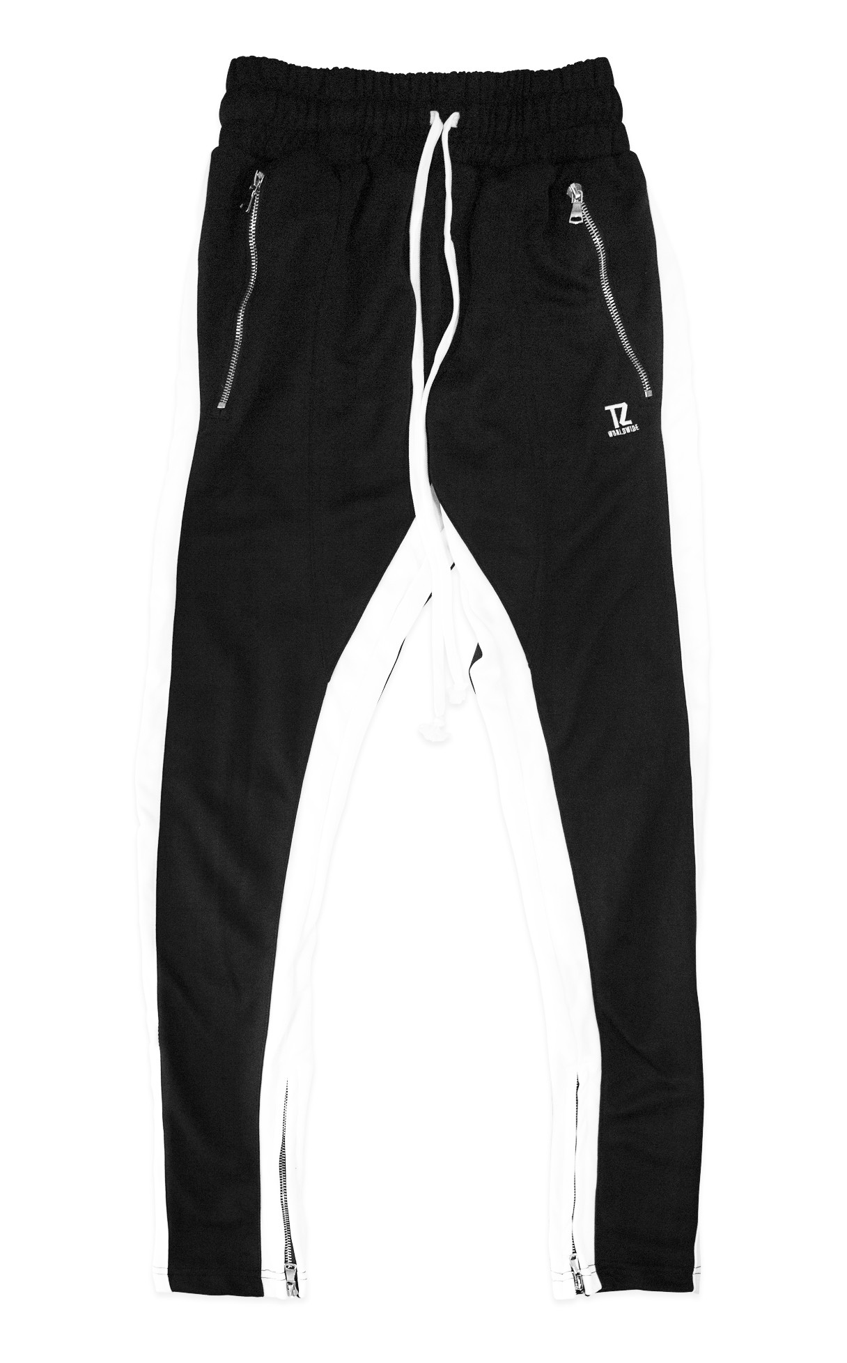 TZ TRACK PANTS (BLACK/WHITE)