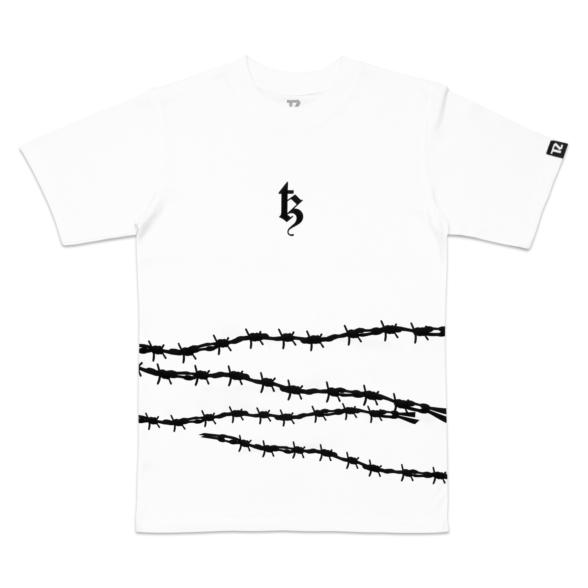 TZ Barbed Wire Tee - White Size S
