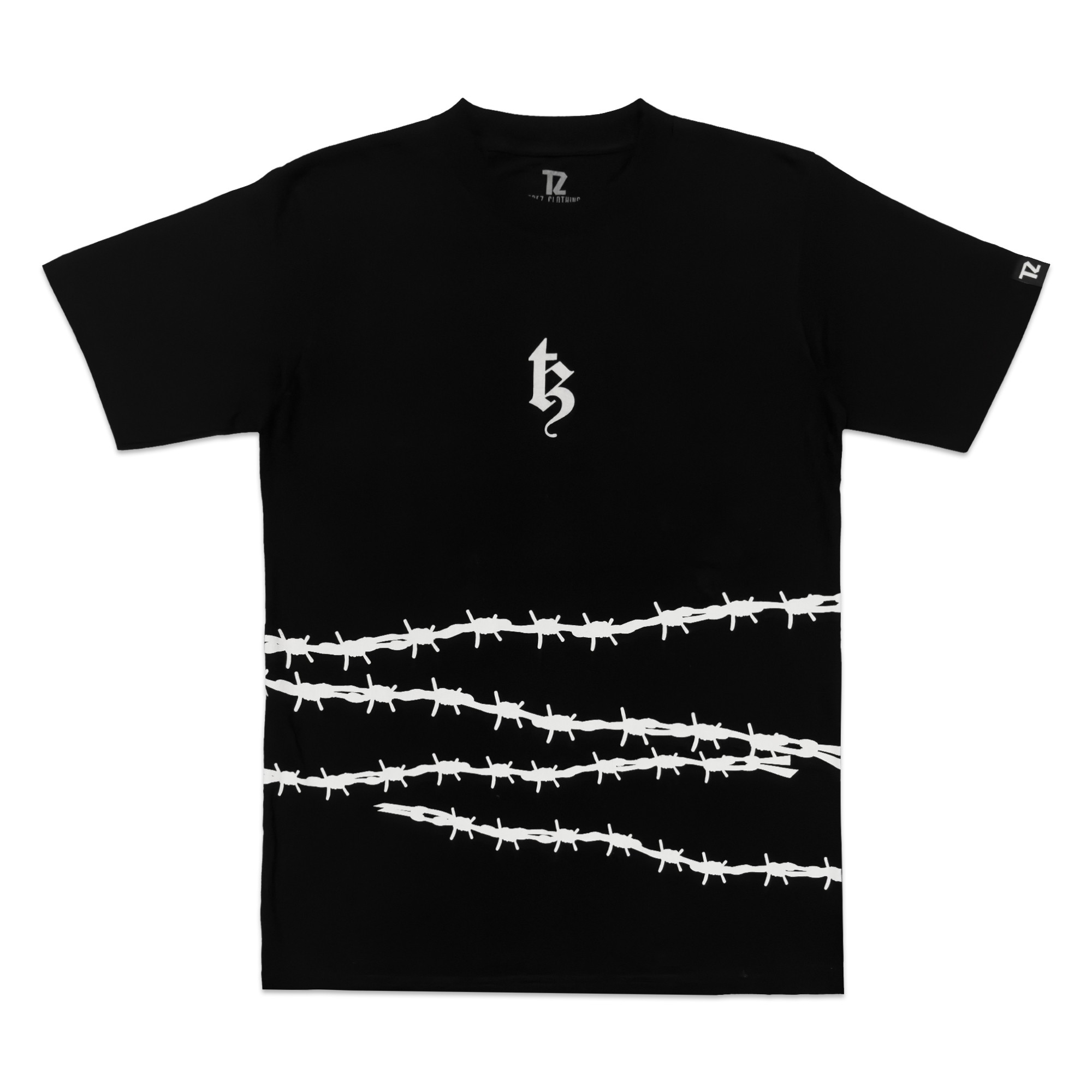 TZ Barbed Wire Tee - Black Size M
