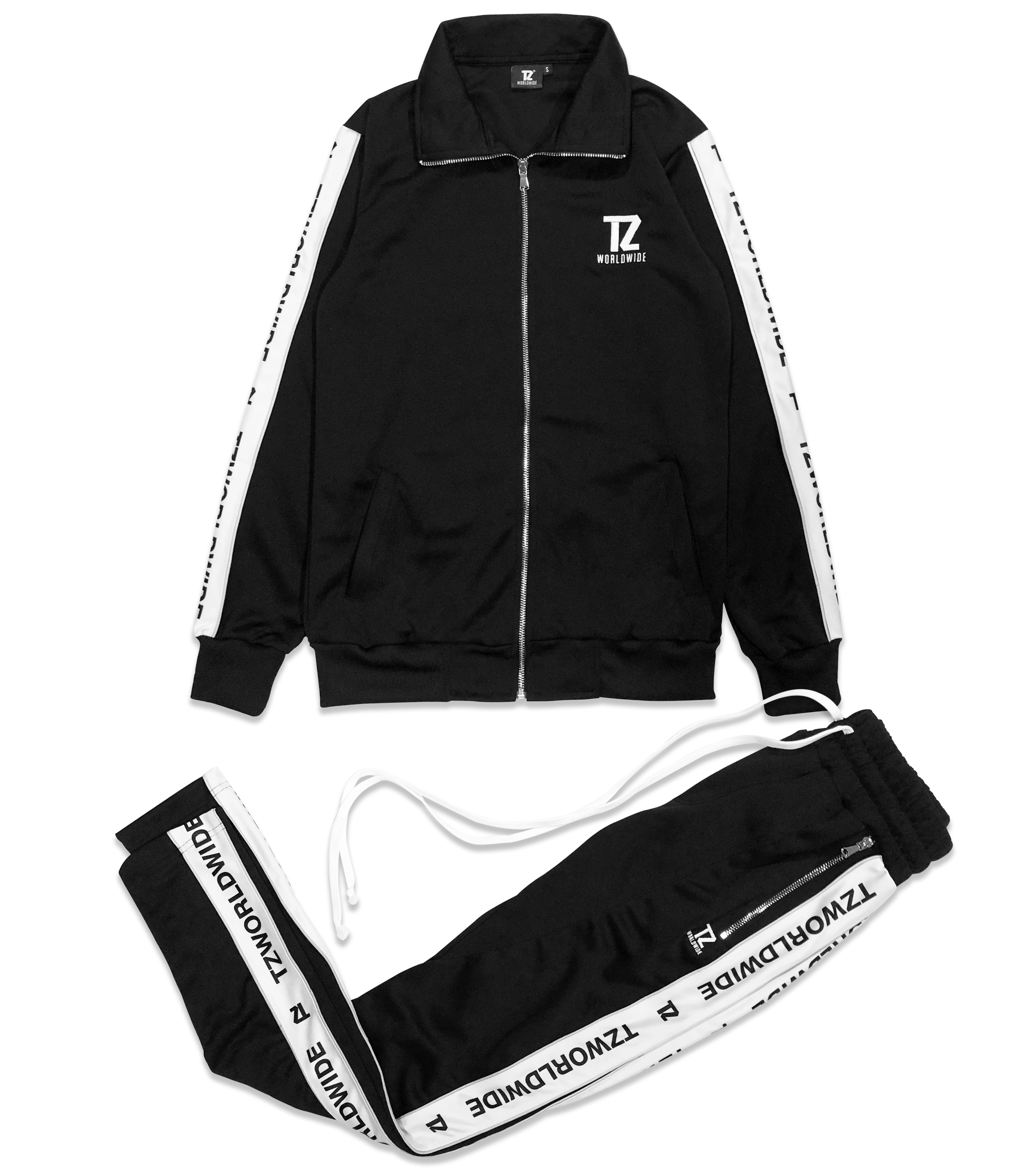 TZWORLDWIDE Tracksuit - Black Size L L