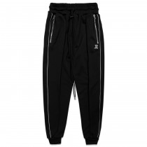 TZ Track Pants - Reflective Piping (Black) Size S