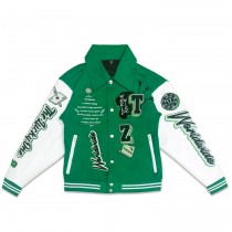 TZWORLDWIDE Varsity Jacket - Lucky Green Size L