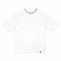 TZ RIB OVERSIZED TEE - WHITE