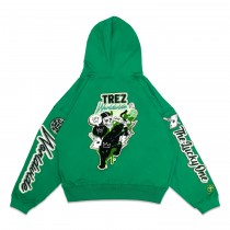 TZ Lucky Green Hoodie Size S