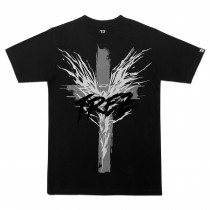 TREZ ANGELO TEE - BLACK Size S