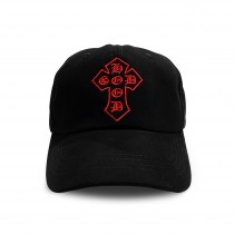 I FEAR NO EVIL CAP BLACK/RED