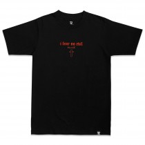I Fear No Evil SS Black/Red Size S
