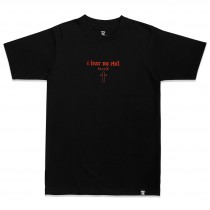 I Fear No Evil SS Black/Red Size XL