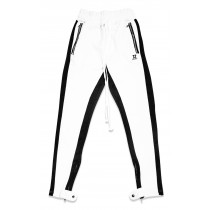 TZ TRACK PANTS V2 (WHITE/BLACK)