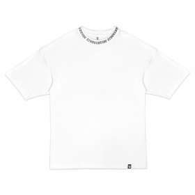 TZ RIB OVERSIZED TEE - WHITE