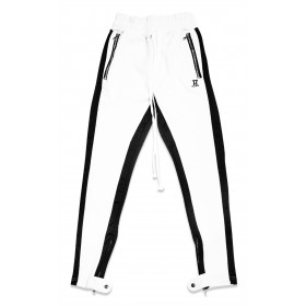 TZ TRACK PANTS V2 (WHITE/BLACK)