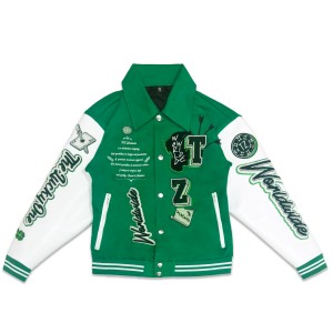 TZWORLDWIDE Varsity Jacket - Lucky Green