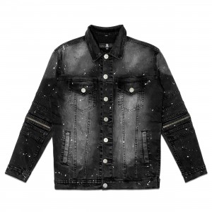 TZ METEOR DENIM JACKET - BLACK Size L