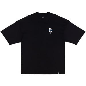 TZ Graffiti Oversized Tee - Black