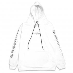 GODISDOPE HOODIE WHITE Size S