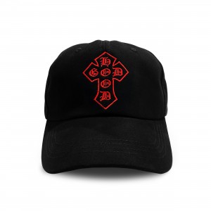 I FEAR NO EVIL CAP BLACK/RED