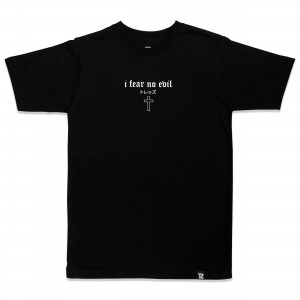 I Fear No Evil Black SS (Glow in the Dark) Size M