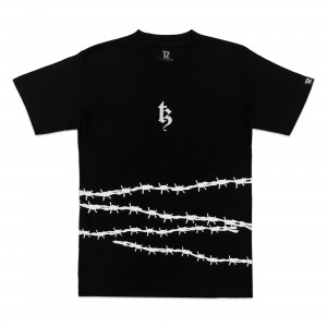TZ Barbed Wire Tee - Black Size XL
