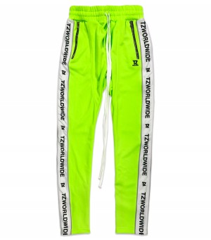 TZWORLDWIDE Track Pants - Green Neon Size L