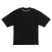 TZ Neckline Signature Oversized Tee - Black