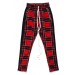 TZ Plaid Track Pants - Red