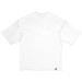 TZ M-Bossed Logo Oversized Tee - White