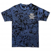 TZ Bomb Tie-dye tee - Black & Dark Blue Size M