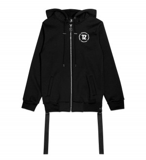 TZ STRAPPED HOODIE JACKET